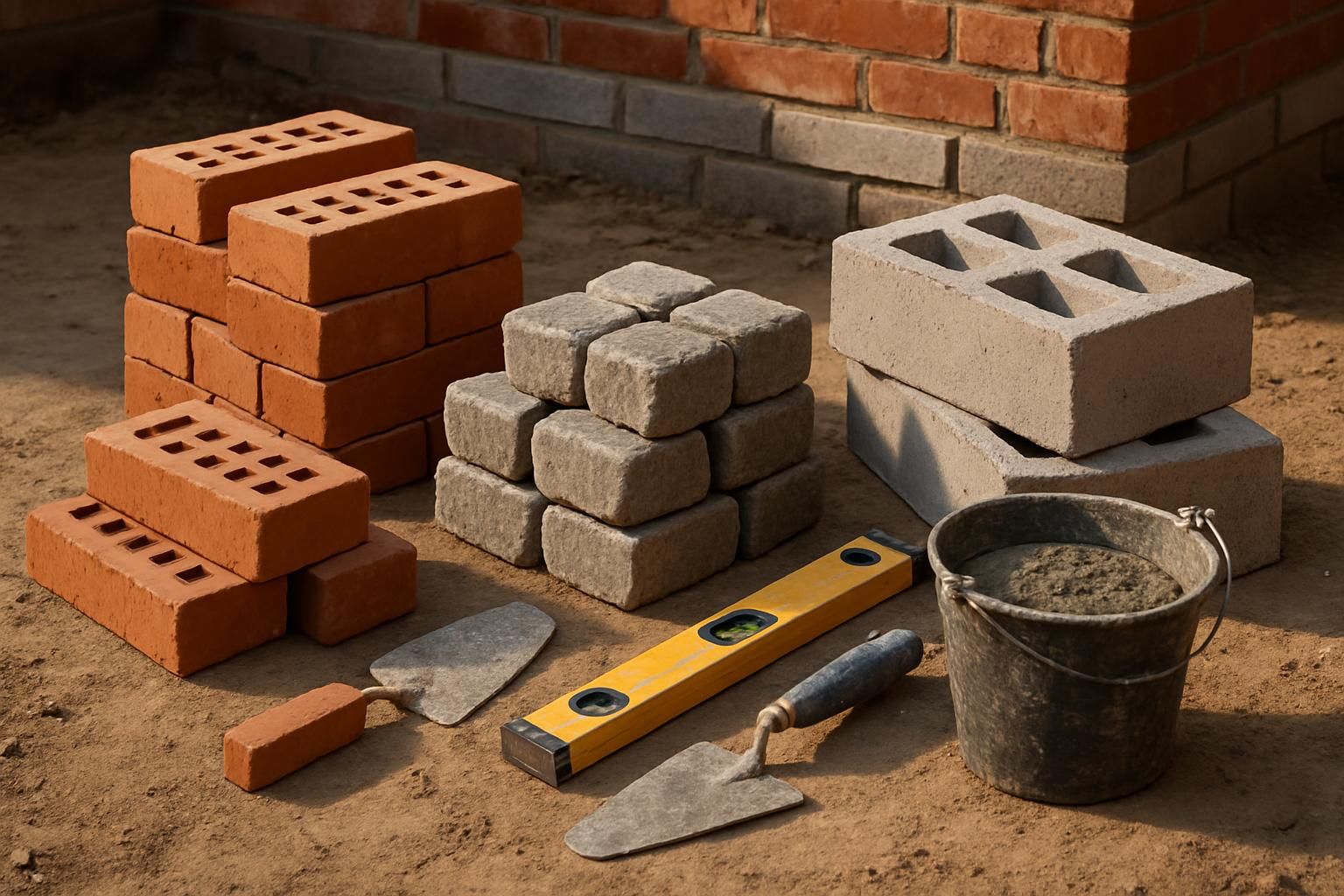 découvrez tout ce qu'il faut savoir sur les briques, pavés et parpaings pour réussir vos travaux de construction : types, usages et conseils pratiques.